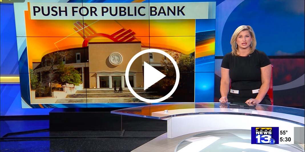 VIDEO New push for state public bank in 2021 legislative session video